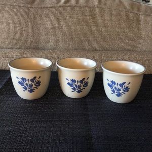 Pfaltzgraff Yorktowne set of 3 custard cups